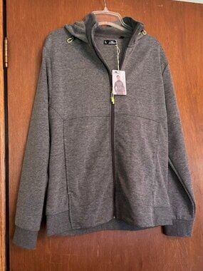 NWT NEW Gray Men's Crane Hoodie size Large